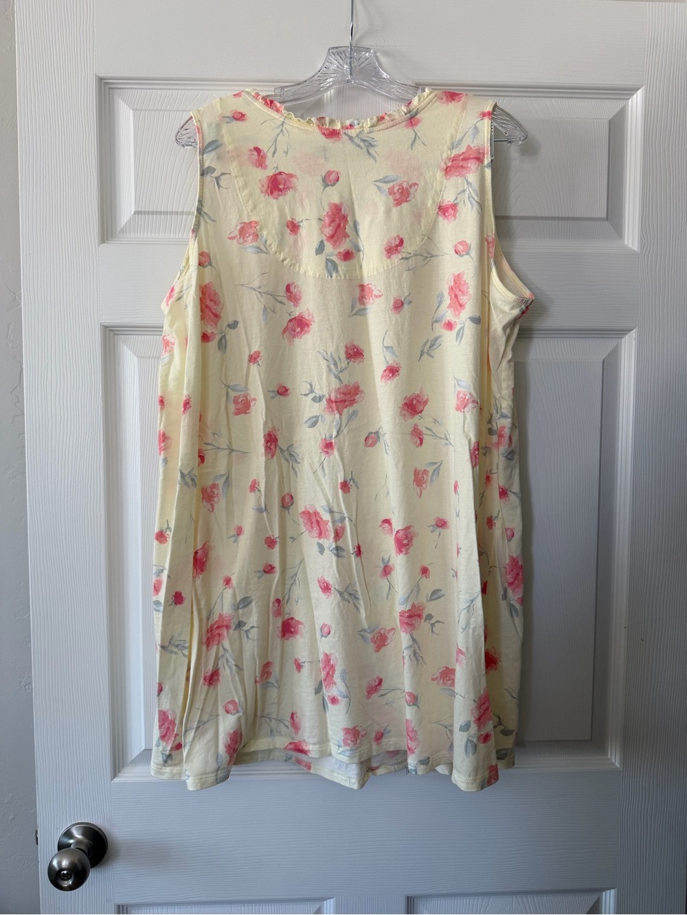 Lauren Ralph Lauren 2X Floral Sleep Dress Nightgown Yellow & Pink - Picture 3 of 5